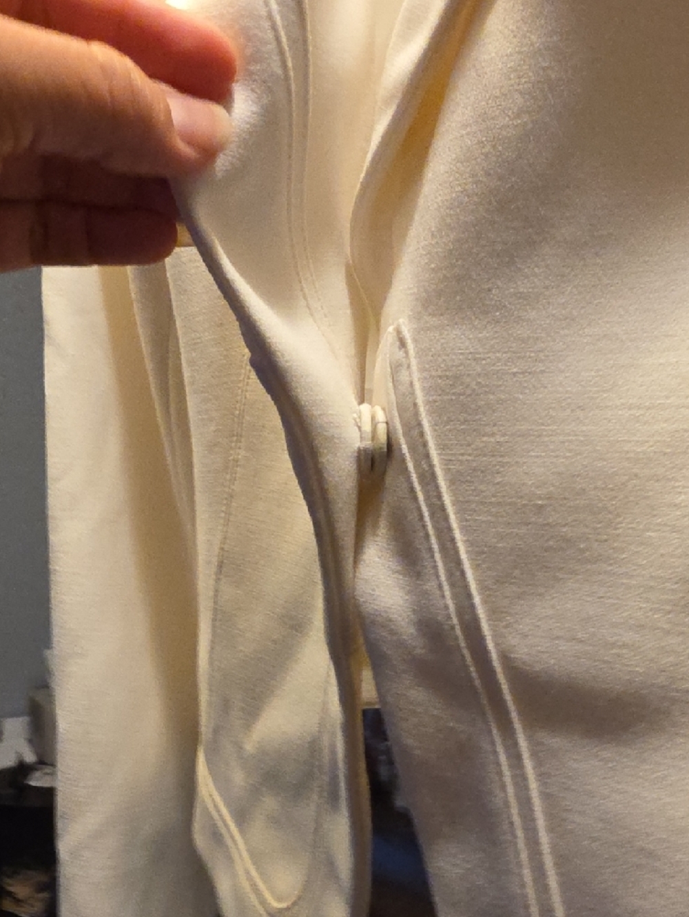 Chaus Cream Shawl-Collar Blazer - Picture 10 of 16